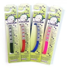 Coastal Pet Products Li'l Pals Jeweled Collar - Blue 6"-8"