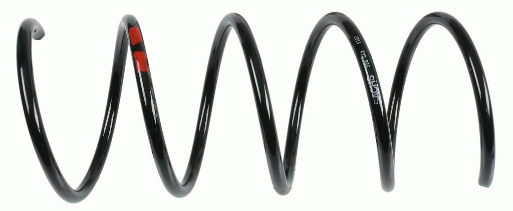 Ressort de suspension SACHS 998 642 pour châssis de berline allemande OE 2033214004 en acier noir