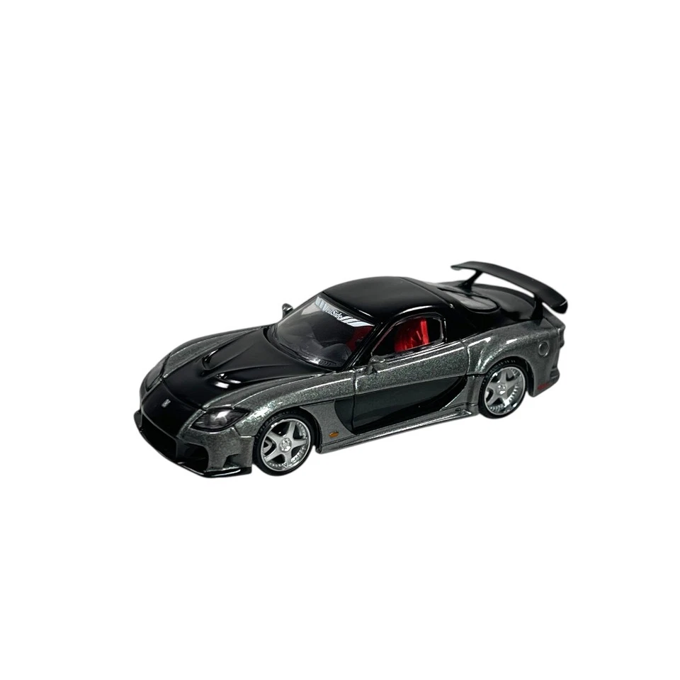 Modellino Auto Mini GT 1/64 Mazda RX-7 Veilside Fortune7 Grey - Immagine 2 di 4
