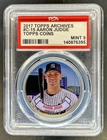 2017 Topps Archives Aaron Judge Coins Rookie RC #C-15 Yankees PSA 9