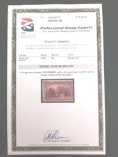 US 242 $2 Columbian Exposition 1893 Columbus in Chains with Certificate.