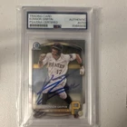 2025 Bowman baseball Konnor griffin ip auto PSA authentic.