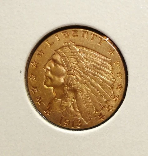 1913 Gold Quarter Eagle ($2.50) Coin