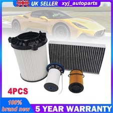 AIR OIL FUEL CABIN POLLEN FILTER FOR MASERATI GHIBLI 13- LEVANTE 16- 3.0 DIESEL