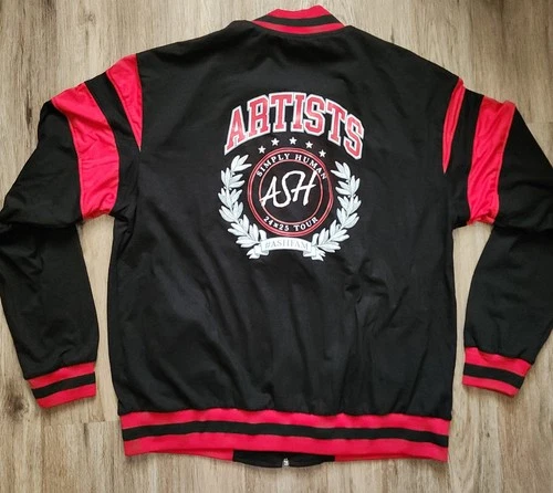 Artists Simply Human ASH Dance Convention Tour Full Zip Jacket - Black/Red - XL image 4