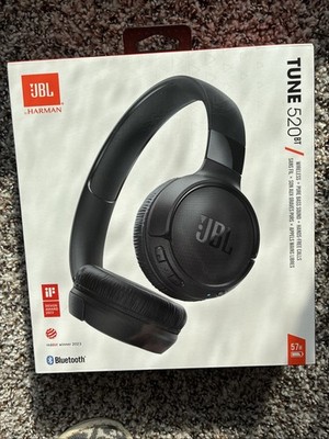 JBL Black Over-Ear Bluetooth Headphones