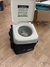 Compact Portable Toilet with Travel Bag for Camping  RV - Easy Clean Design