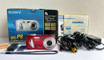 Sony Cyber shot DSC-P8 Red 3.2MP Compact Digital Camera Tested
