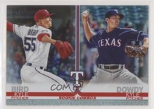 2019 Topps Update Rookie Combos Rainbow Foil Kyle Dowdy Kyle Bird #US183 04an