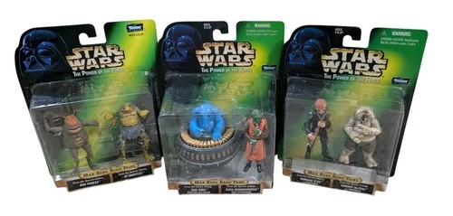 Star Wars POTF Max Rebo Band Pairs Complete Set Kenner 1998