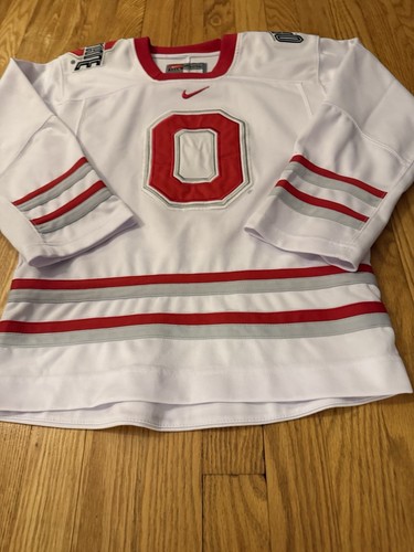 Maglia da hockey The Ohio State University Buckeyes Nike NCAA (taglia media giovanile) - Foto 2 di 5
