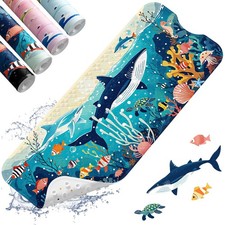 XIYUNTE Baby Bath Mat for Tub Non Slip Kids Bath Mat - 40"x16" Extra Long Bat...