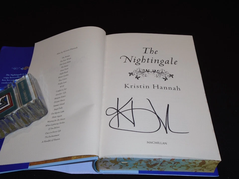 Signed Kristin Hannah The Nightingale UK 10th Ann Deluxe Ed AKF The Woman - Image 2 of 4