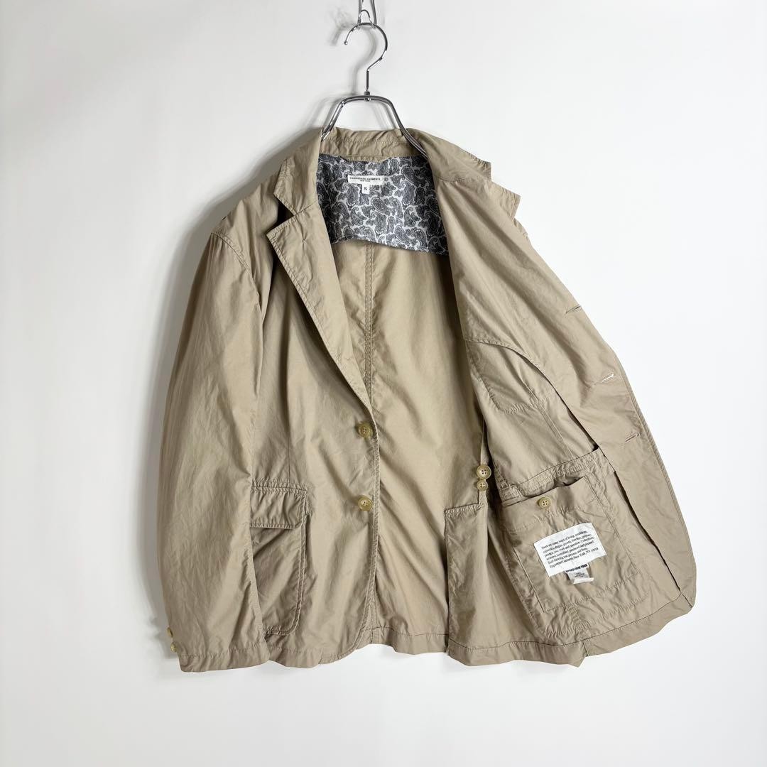 Engineered Garments Baker Jacket Beige Cotton S 3… - image 8