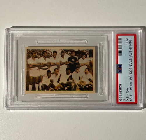 Carte à Collectionner Pelé 1977 PSA 4 VG-EX #145 Glorias E Trofeus - Brésil - Rare