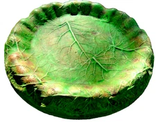 Leaf Birdbath mold concrete 3/16th abs plastic mold 23"x 3.5" High Big Top