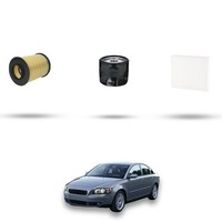 Hoffcar Set Service - 4 Filter Kompatibel Mit Volvo S40 II 1.6 74Kw Von 2004