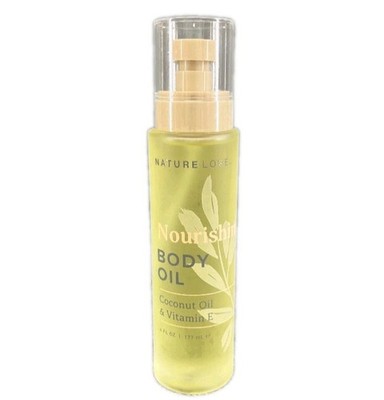 Nature Love Nourishing Luxury Body Oil Coconut Almond Oil Vitamin E Skin Glow