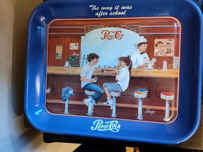 1996 Pepsi-Cola Savage Signature Series Metal Tray ''The Way it Was After School''