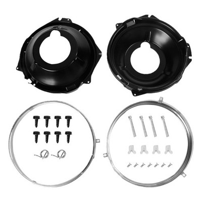Profession Headlight Retaining Rings Restoration Hardware with Mounting Buckets