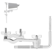 EASTROCK Drum Set Clamps - Cowbell Mounting Clamp, Silver