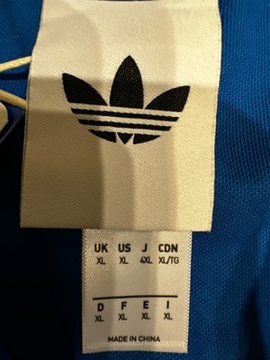 Adidas Originals 90's Stripe Soccer Jersey Shirt Mens Size XL Blue