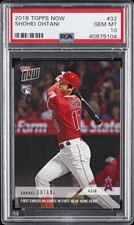 2018 TOPPS NOW #32 SHOHEI OHTANI ROOKIE RC PSA 10
