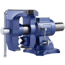 Heavy Duty Bench Vise 6-1/2 In. Jaw Width 5 I...
