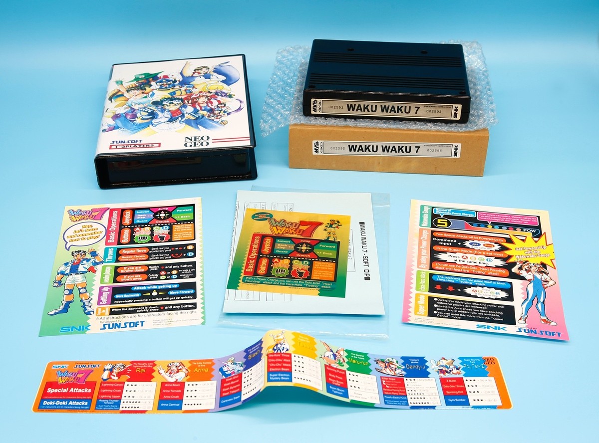 Waku Waku 7 US English MVS Kit • Neo Geo JAMMA Arcade System