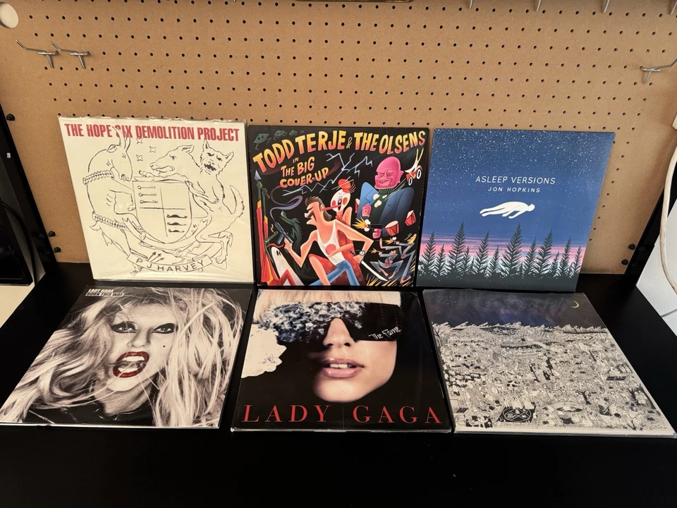(22 Vinyl Records)Lady Gaga, Rhye, Bon Iver, Vitalic, Father John Misty **READ** - Image 2 of 4