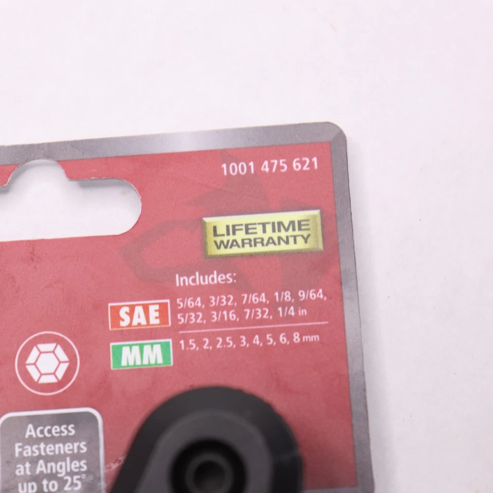 Husky Ball End Folding Hex Key (9-Pieces SAE and 8-Pieces MM) - Image 2 of 4