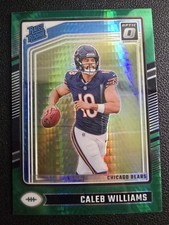 2024 Panini Donruss Optic Rated Rookie - Caleb Williams #201 Green Hyper (RC)