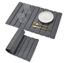 Large Stone Dish Drying Mats for Kitchen Counter, 24" L  16" W Collapsible Quic