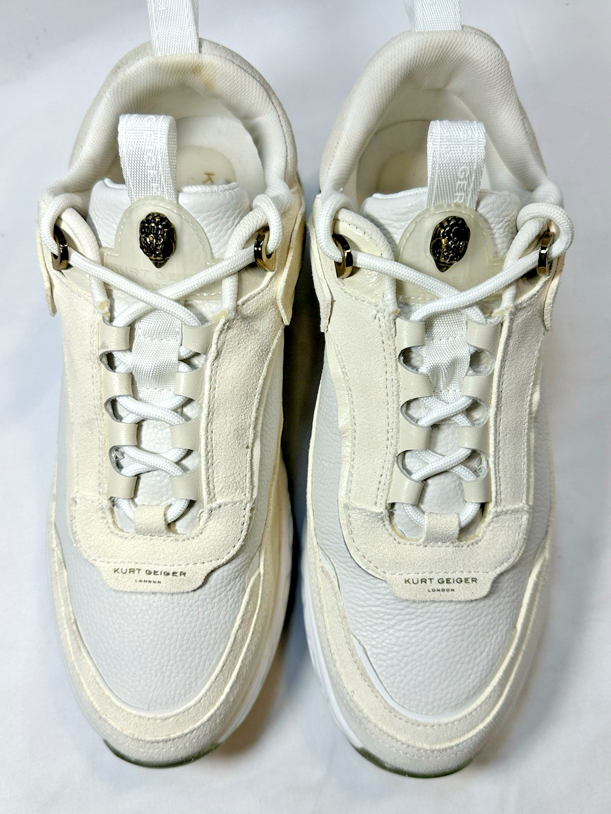 Kurt Geiger London Laney Eagle Platform Sneakers, size 39 (US 8), NEW