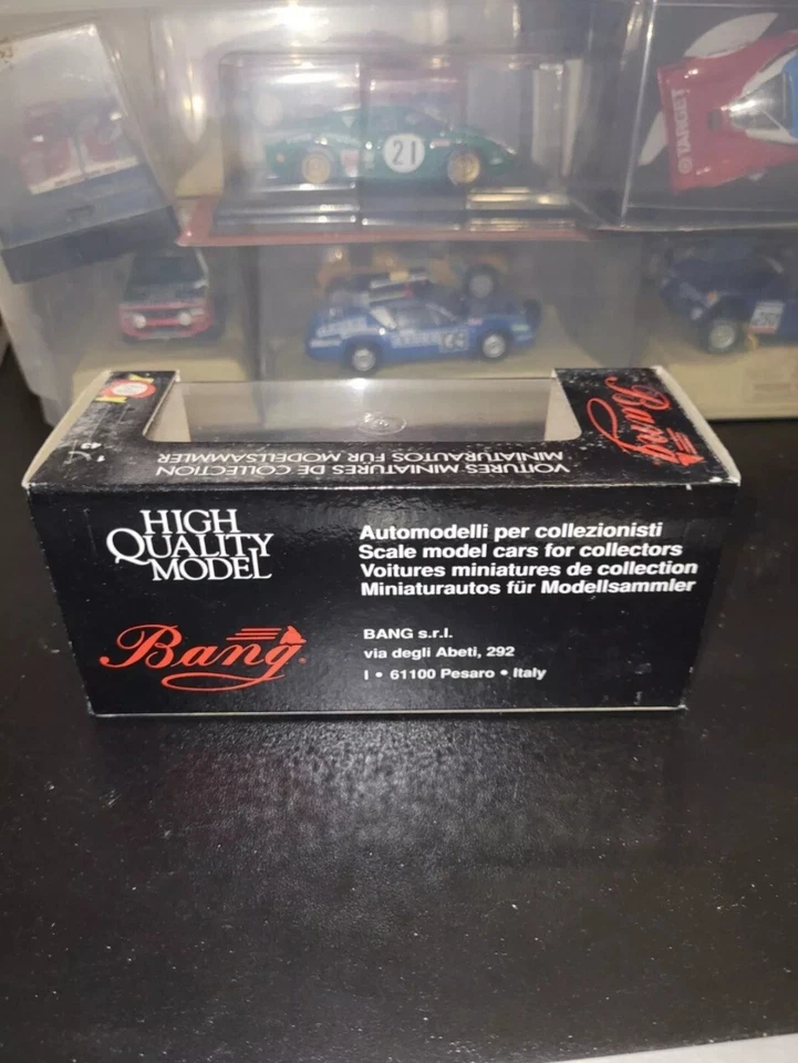 BANG 7075 FERRARI 250 SWB PROVA - RED 1:43 - VERY GOOD IN BOX Foto 4 de 4