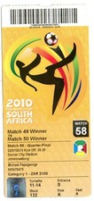 Ticket WC 2010 #58 Uruguay - Ghana