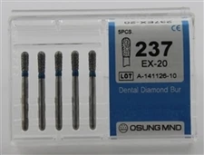 Dental Diamond Burs, Standard Grit Multi-Use, 5 Pcs/Pk [237EX-20]