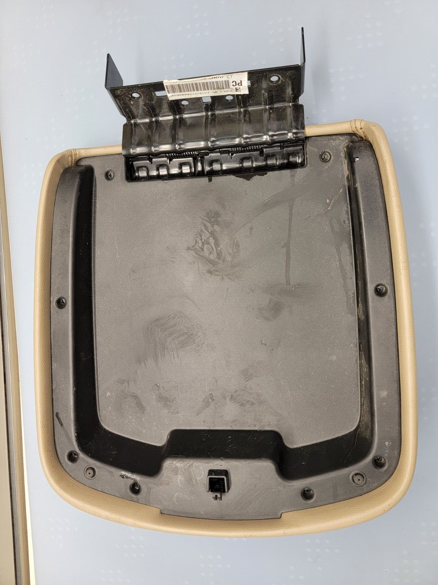Leather Console Lid Armrest Cover - Tan, Fits 07-13 Tahoe, Suburban, Yukon, Sierra