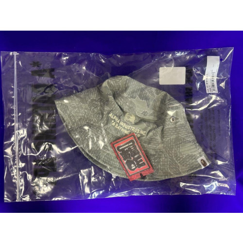 A Bathing Ape ВАРЕ ALPHA INDUSTRIES Military Hat OLIVEDRAB APE 