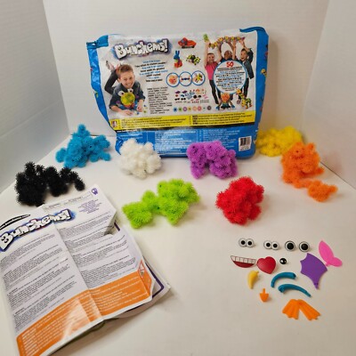 Bunchems Mega Jumbo Pack Crafting Building Toy Creative Bristle Block Incomplete