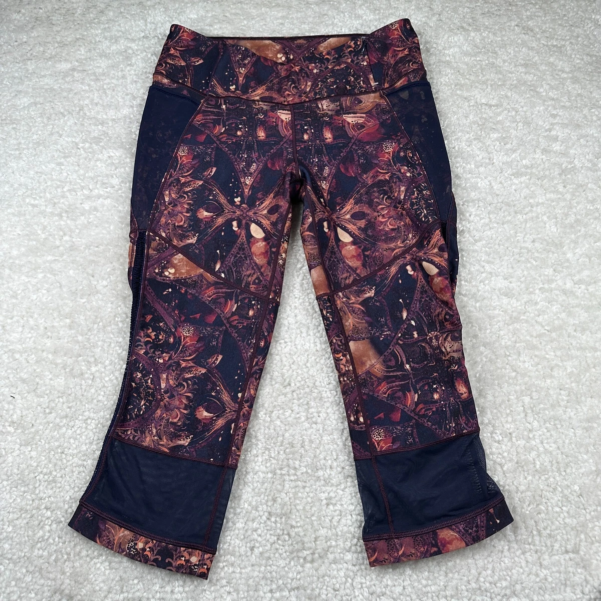 CALIA Capri Leggings Womens Large Tie Dye Active Cropped Pants Carrie  Underwood