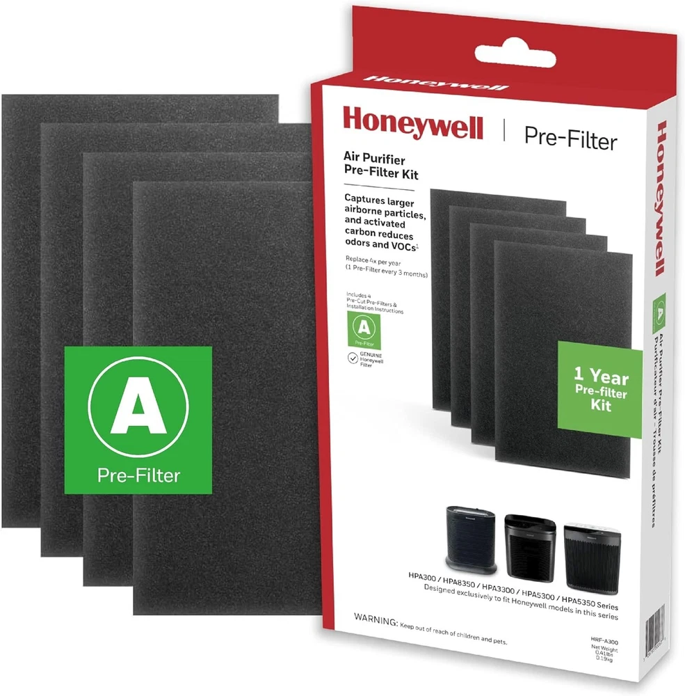 Air Purifier Pre-Filter Set with Extended Longevity and Odor Reduction