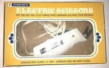 Vintage Penncrest Electric Scissors, 120 Volts, Tested, Working Original Box