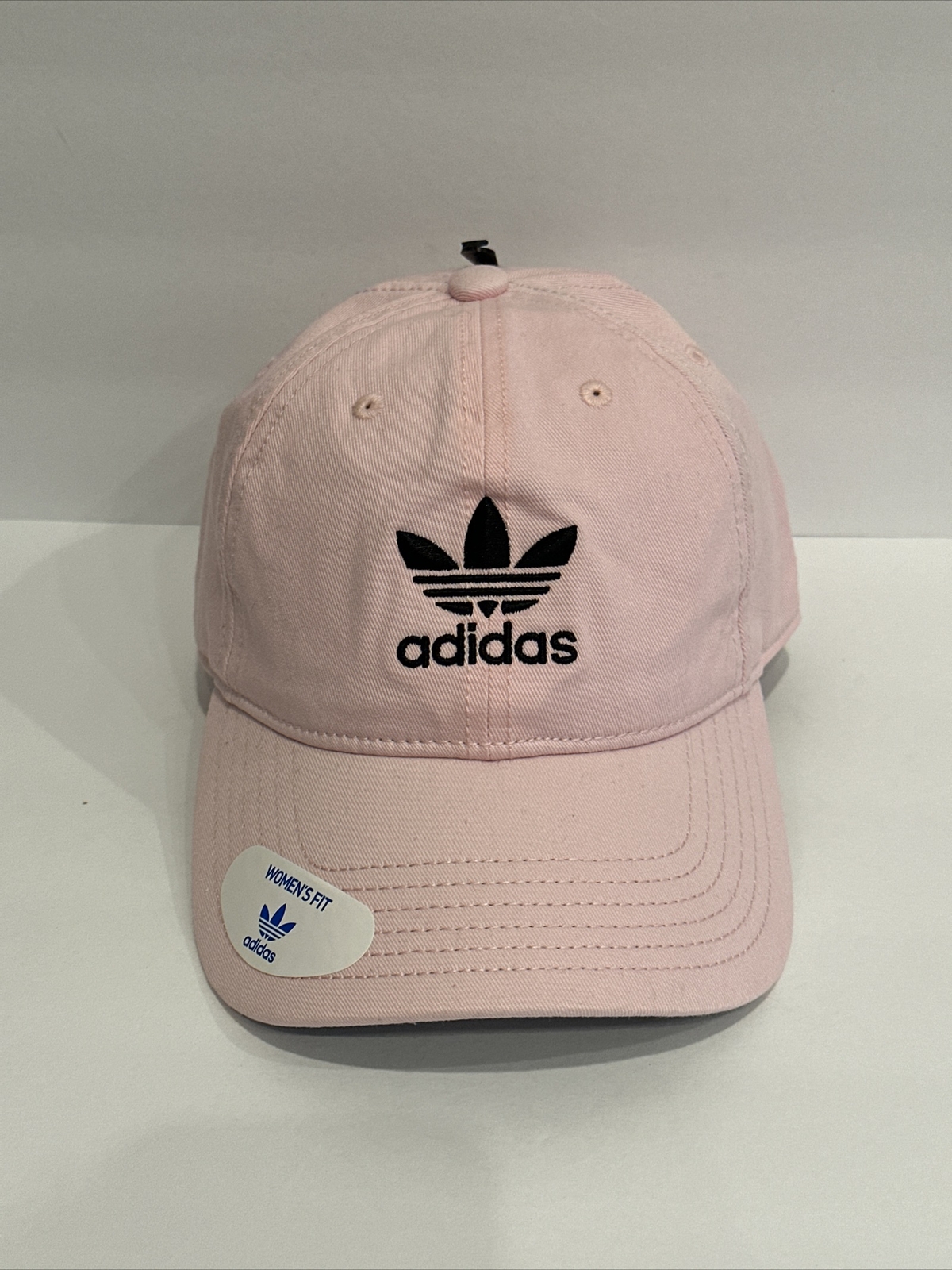 Adidas Women's Originals Relaxed Strapback Cap Hat - Pink W/Black (NWT)