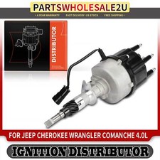 1pcs New Ignition Distributor W Cap Rotor For Jeep Cherokee Wrangler Comanche