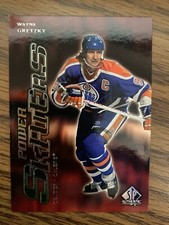 2000-01 UD SP Power Skaters Insert #P4 Wayne Gretzky Edmonton Oilers NrMt