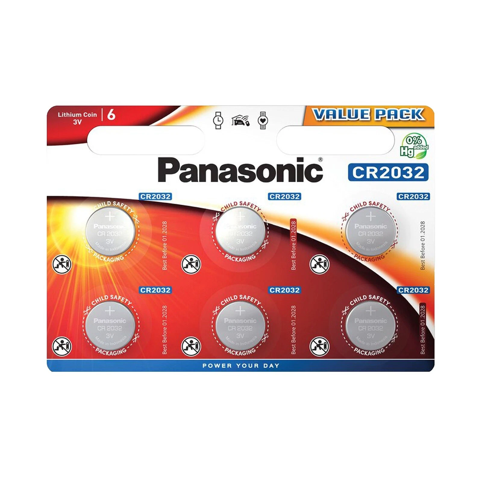 Panasonic 3 V Baterias Não Recarregáveis