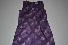 SIMPLY VERA WANG PURPLE WHITE DRESS WOMENS SIZE 6