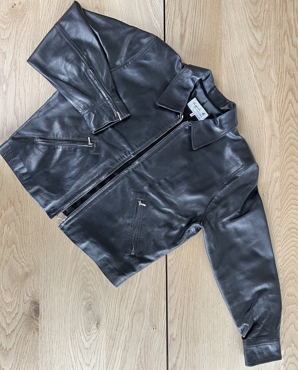 Agnes b SPECIAL Vintage 90's Lambs Leather Jacket | eBay