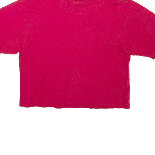 CHAMPION Crop Mens T-Shirt Pink L - Picture 6 of 6
